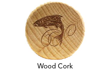 Logo Lasered onto Wood
